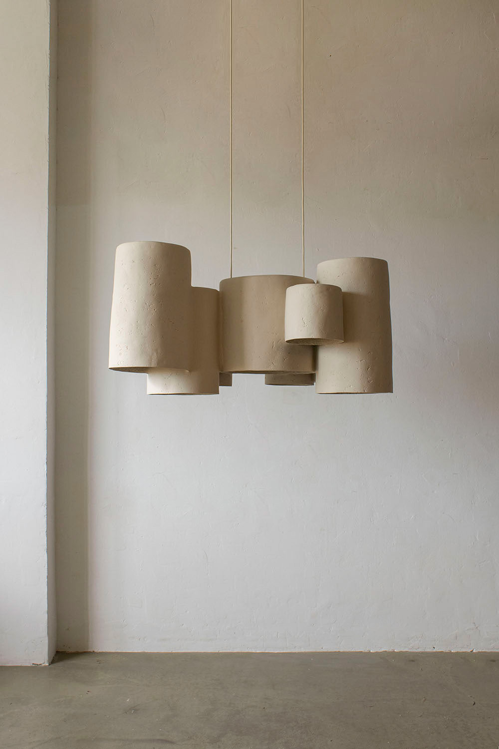 Architectonic Paper Mache Lamp Alcazar - Crea-Re Studio