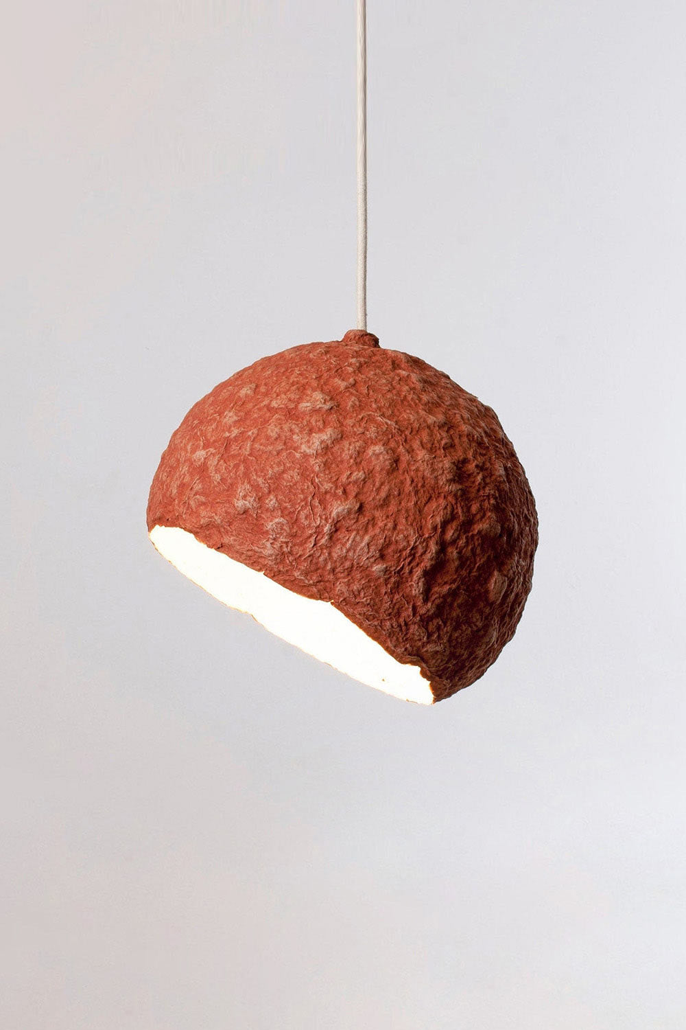 red globe pendant light
