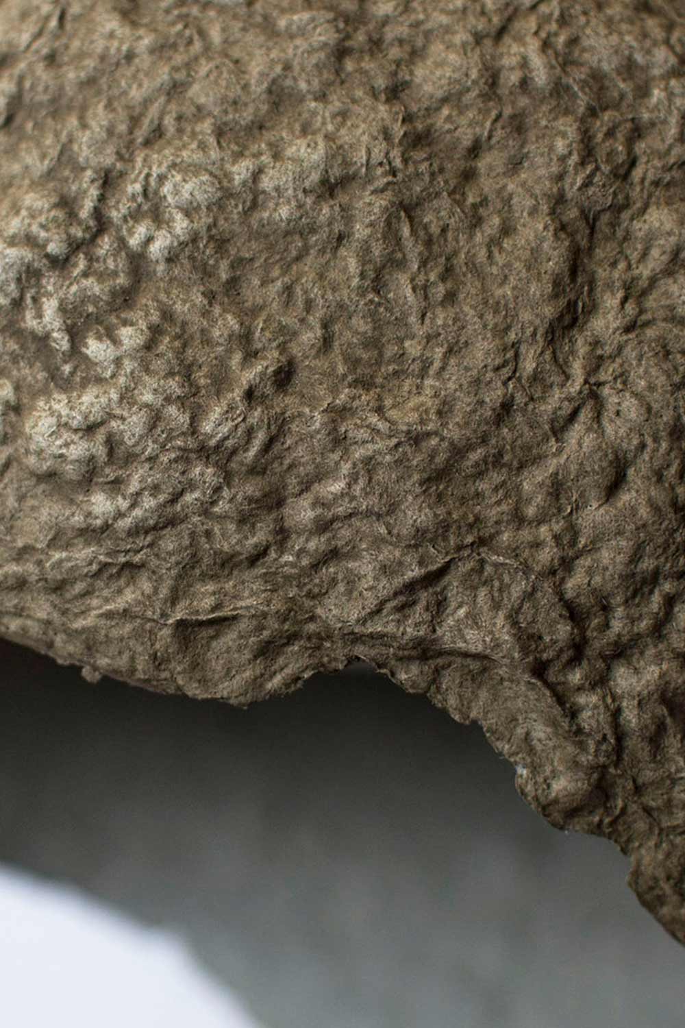 Paper mache Globe lamp