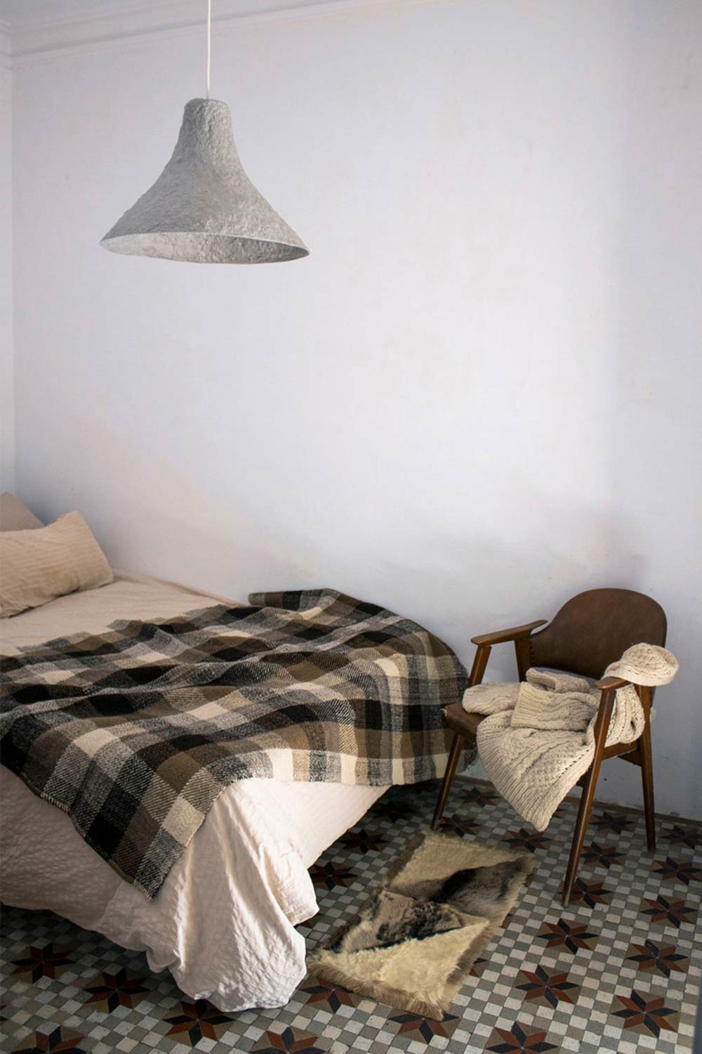 Paper Mache Lamp Shade Rumcajs - Crea-Re Studio
