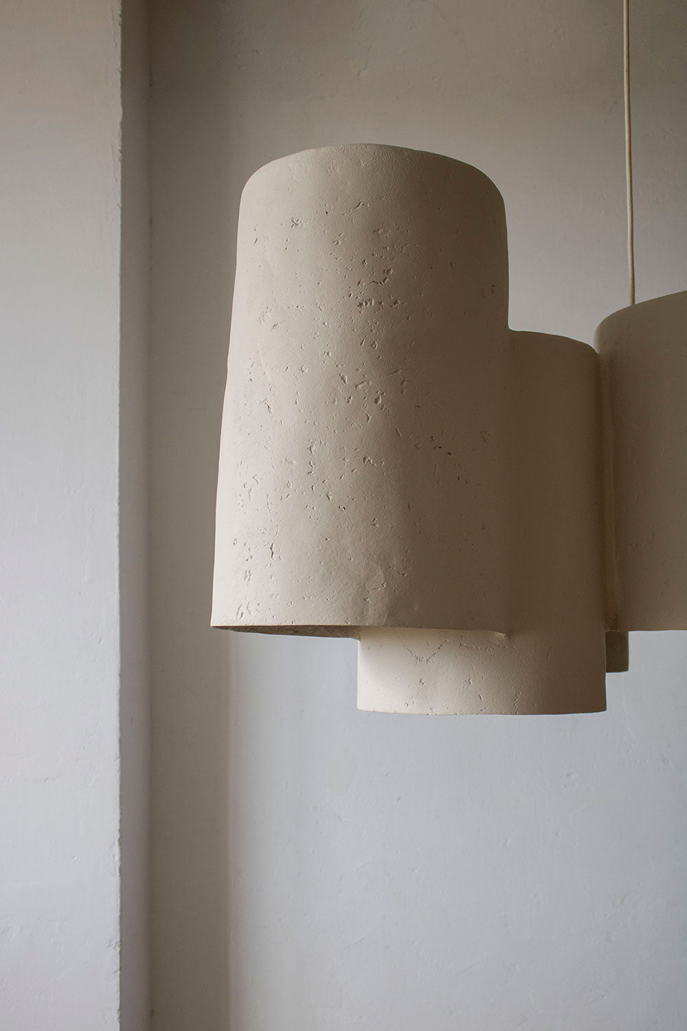 Architectonic Paper Mache Lamp Alcazar