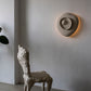 Decorative white wall light