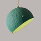 turquoise hanging lamp globe 