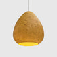 siena yellow hanging light morphe made with paper pulp