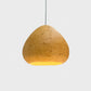 yellow light fixture morphe made withe paper mache