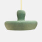 Light pendant Morphe in green