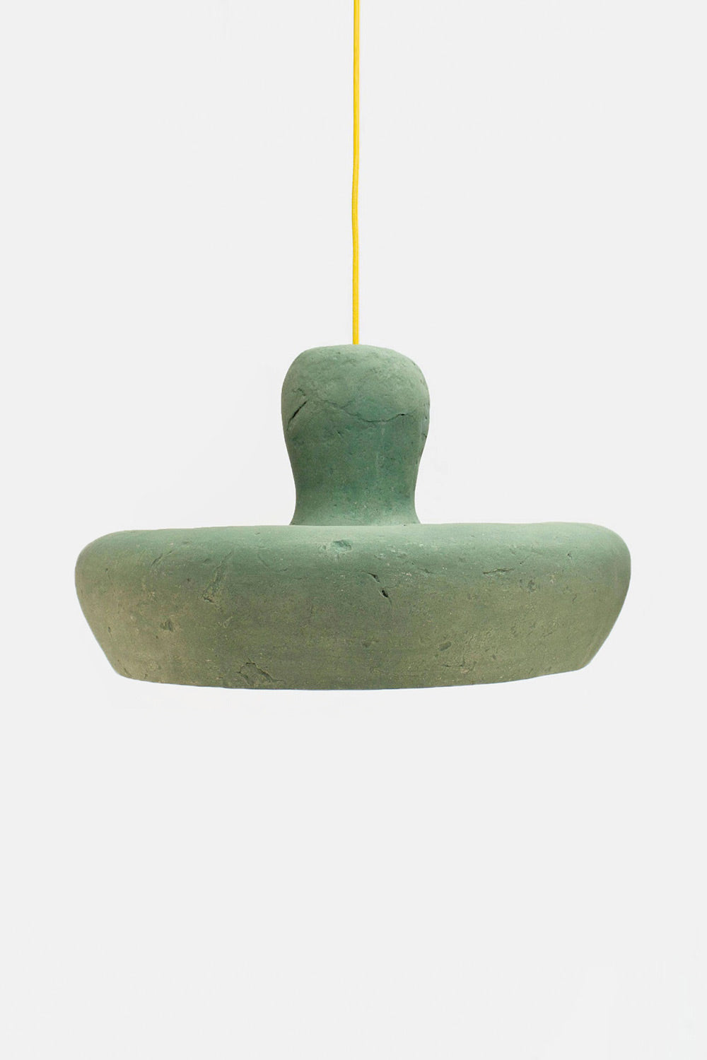 Light pendant Morphe in green