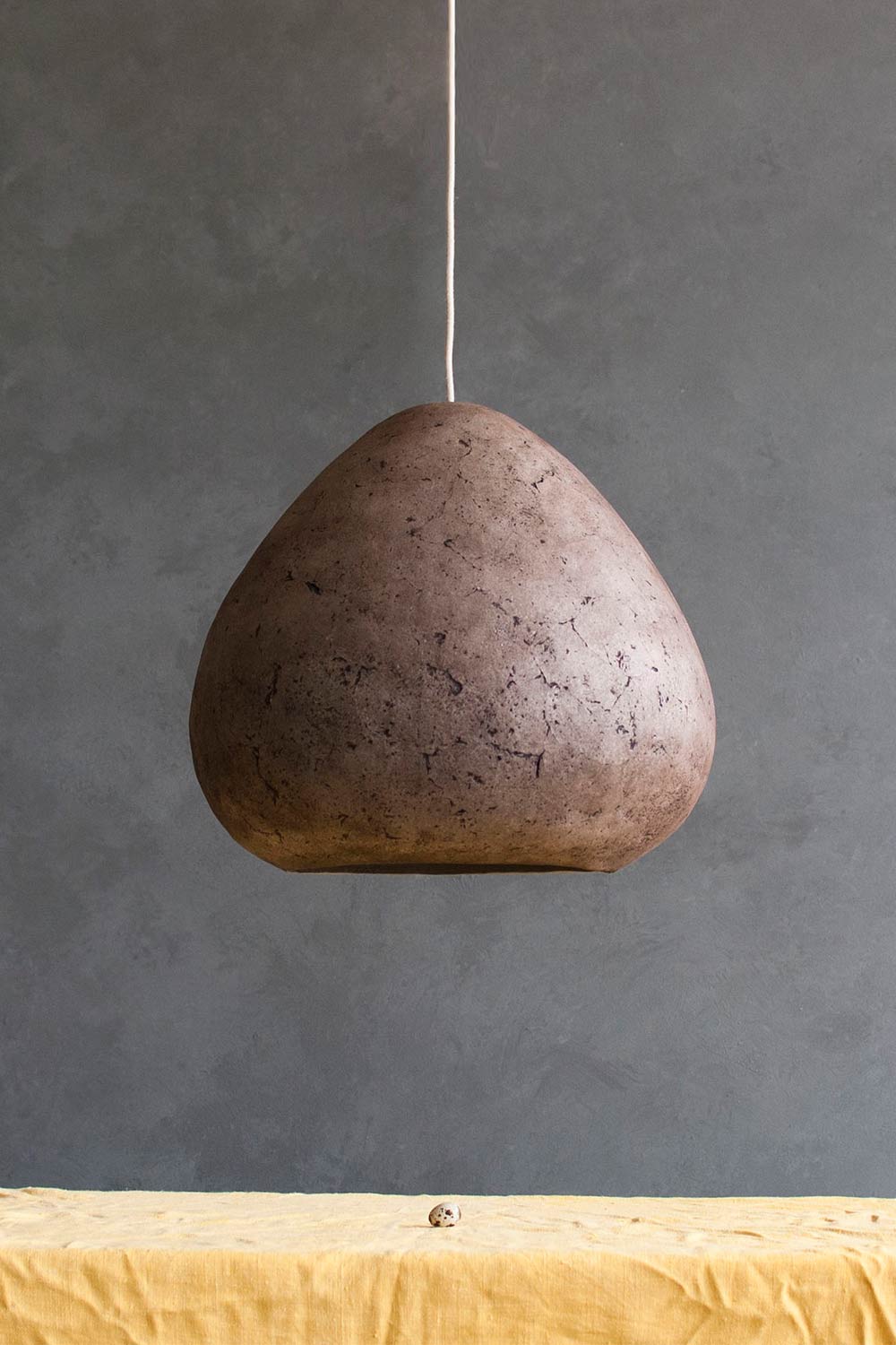 paper mache lamps morphe giant in brown