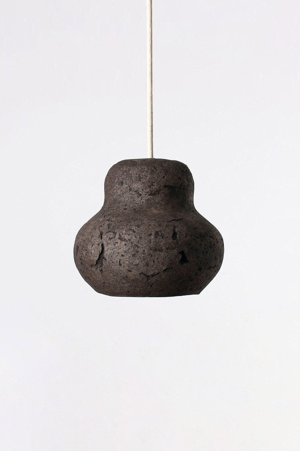 paper mache lamps morphe in brown