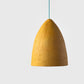 yellow paper mache light conica