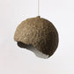 green paper mache light shade texture