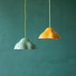 Paper Mache Pendant Light Marigold