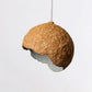 paper mache planet lamp in brown colour