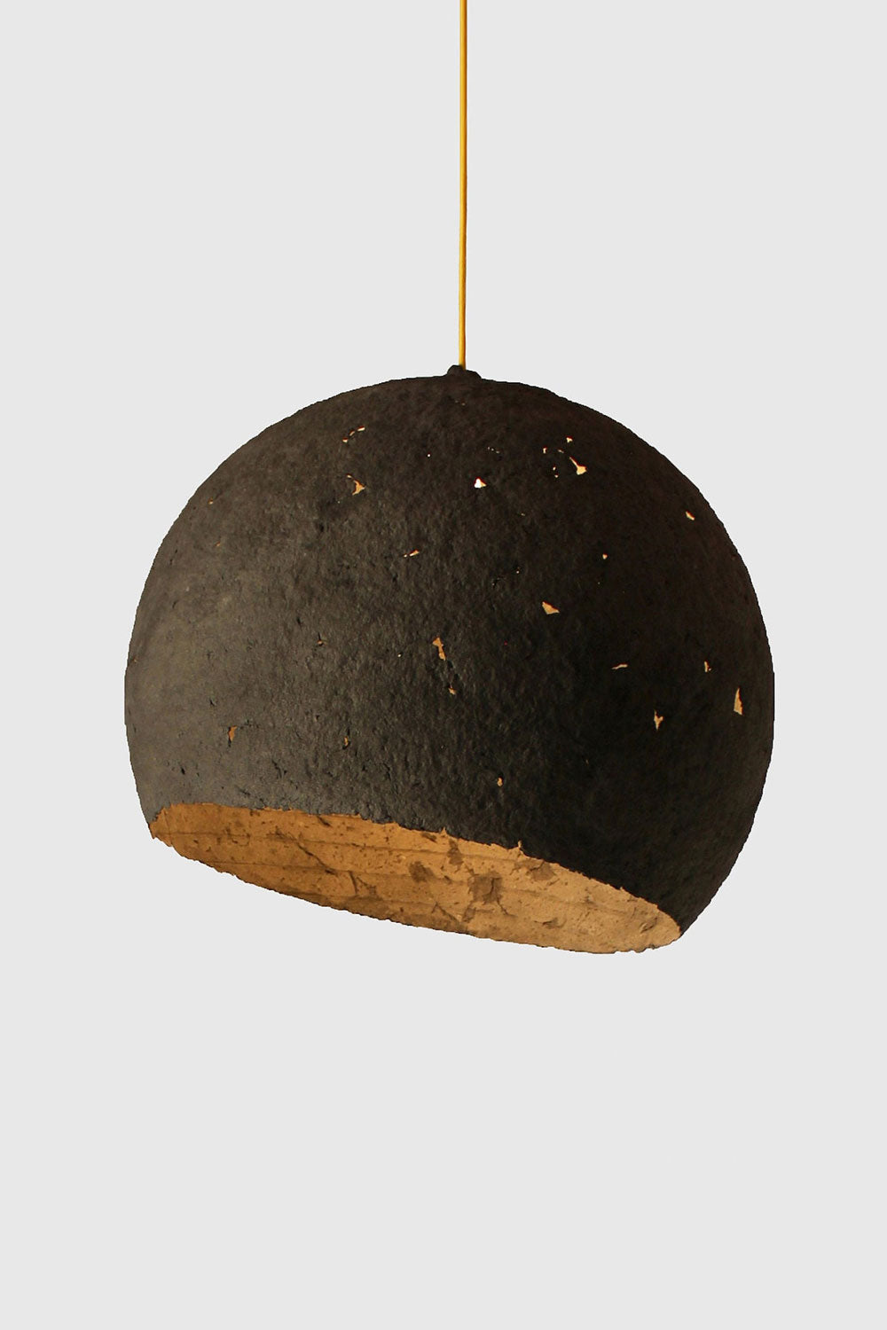 brown paper pulp lamp luna