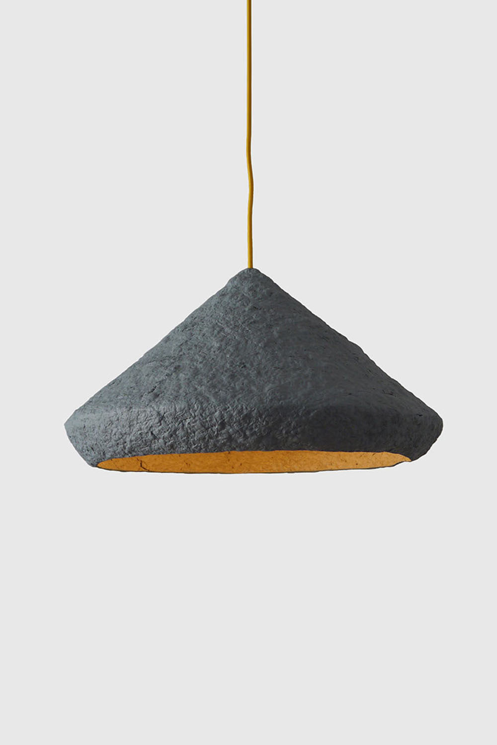 grey paper pulp lamp mizuko 