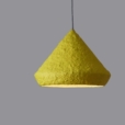 Paper-mache-lamp-Mizuko-yellow-2
